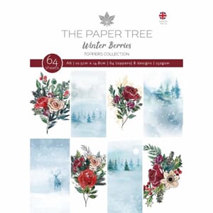 The Paper Tree - Winter Berries A6 Toppers Collection