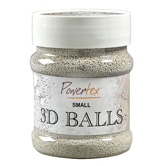 Powertex - Small 3D Balls, 75 gram