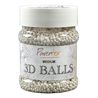 Powertex - Medium 3D Balls, 46 gram