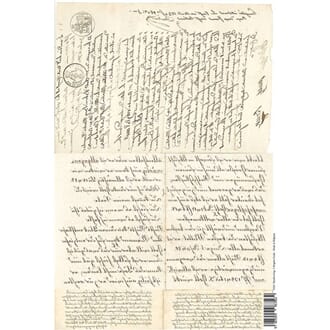 Powertex - 0356 Old Handwriting, A3, 1 ark