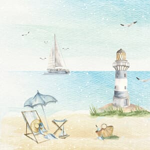 Reprint - Seaside Collection - On the Beach