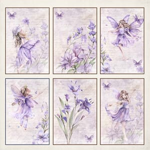 Reprint: Cards flowers - Fairies Collection