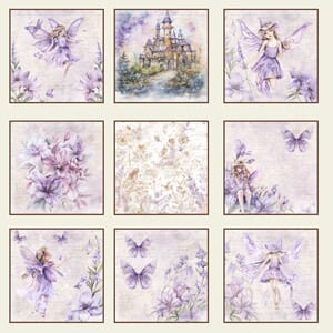 Reprint: Tags flowers - Fairies Collection