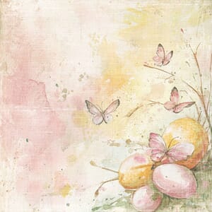 Reprint: Butterflies - Hello Easter