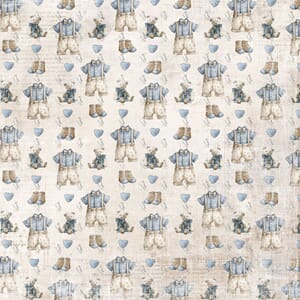 Reprint: Blue heart cloud - Happiness