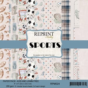 Reprint: Sports Collection Pack, 8x8 inch