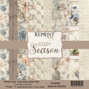 Reprint - Cozy Season Paper Pack, 8x8 inch