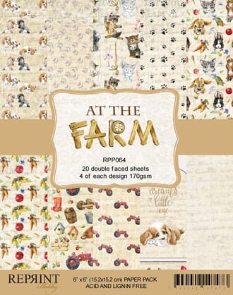 Reprint: At the Farm Collection Pack, 6x6 inch