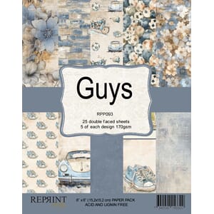 Reprint - Guys 6x6 Inch Paper Pack