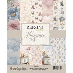 Reprint - Happiness 6x6 Inch Paper Pack