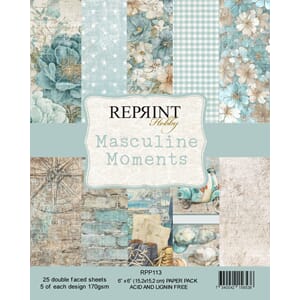 Reprint - Masculine Moments 6x6 Inch Paper Pack