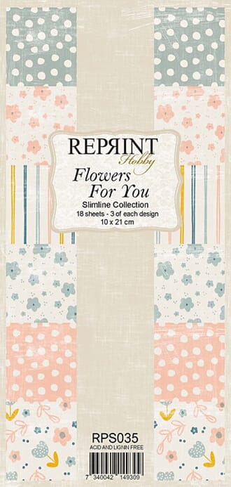 Reprint: Slimline Flowers for you Paper Pack