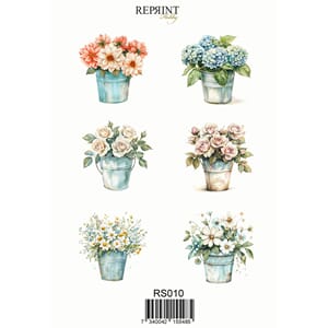 Reprint - The Beach Flowers Collection Stickers