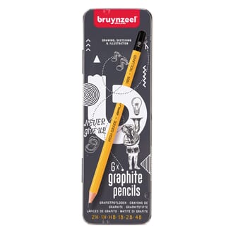 Bruynzeel: Teens Graphite Blyantsett, 6stk