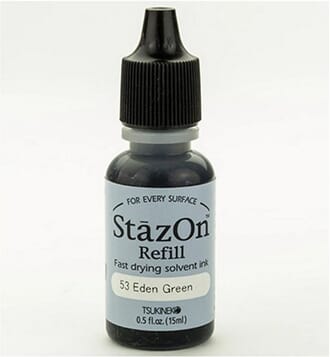 StazOn Ink Refill: Eden Green, ca 15ml