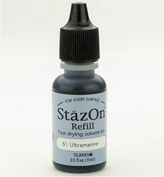 StazOn Ink Refill: Ultramarine, ca 15ml