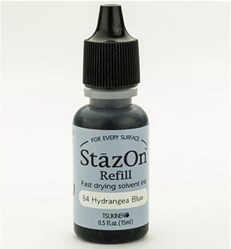 StazOn Ink Refill: Hydrangea Blue, ca 15ml