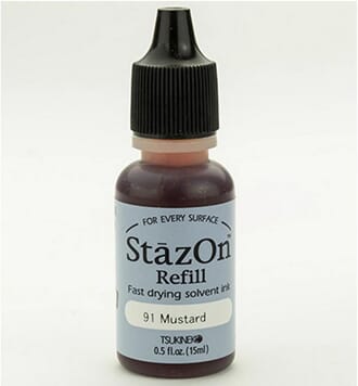 StazOn Ink Refill: Mustard, ca 15ml