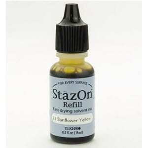 StazOn Ink Refill: Sunflower Yellow, ca 15ml