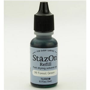 StazOn Ink Refill: Forest Green, ca 15ml