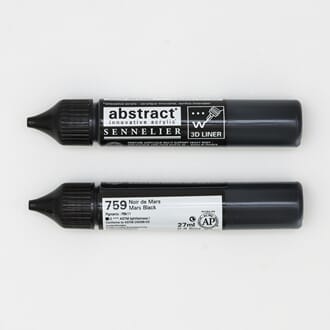 Sennelier - Abstract 3D liner 27ml Mars Black