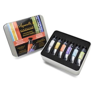 Sennelier - L'Aquarelle Iridescent colors, 6 tubes