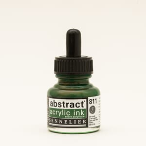 Sennelier - Abstract Acrylic Ink 30 ml Permanent Green Light