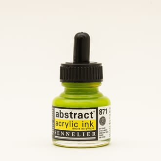 Sennelier - Abstract Acrylic Ink 30 ml Bright Yellow Green