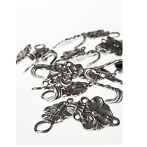 Hekter: nr. 50 Laila, 1 par - lengde ca 25mm