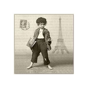 Sagen Vintage: Serviett - Newspaper Boy