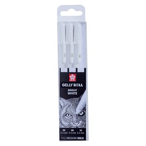 Sakura: White Basic Set - Gelly Roll Point Pen, 3/Pkg