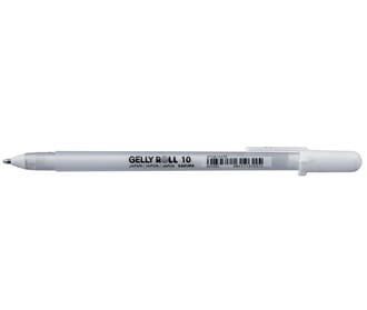 Sakura: White - Gelly Roll Bold Point Pen, 1.0