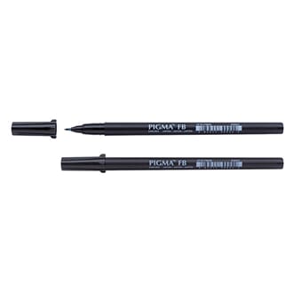Sakura: Black - Fine Pigma Brush Pen, 1/Pkg