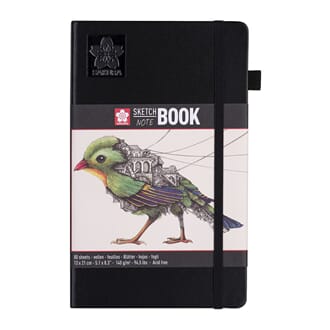 Sakura - Kremhvit Sketch NoteBook, str 13x21cm