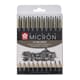 Sakura - Black Pigma Micron Sett, 10 stk