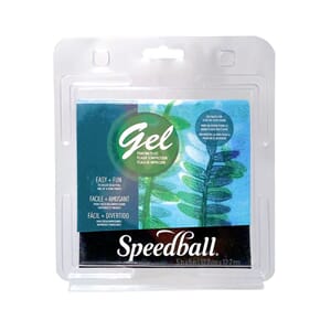 Speedball: Gel printing plate, 5x5 inch, 1/Pkg