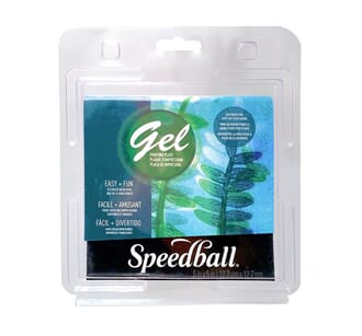 Speedball: Gel printing plate, 5x5 inch, 1/Pkg