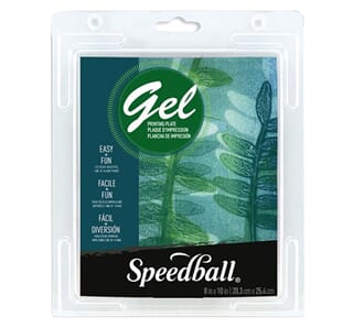 Speedball: Gel printing plate, 8x10 inch, 1/Pkg