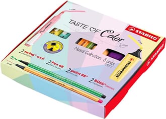 STABILO - Taste of Color, Mixed Collection, 8/Pkg