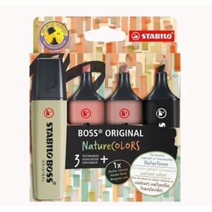 STABILO - Highlighter STABILO BOSS ORIGINAL Nature Colors