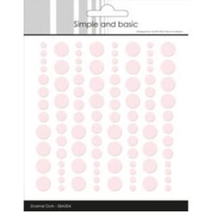 Simple and Basic - Baby Rose Adhesive Enamel Dots