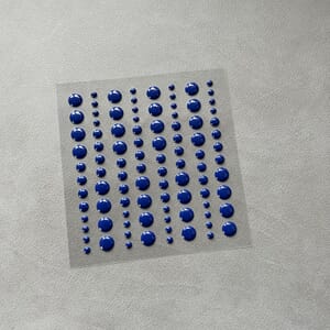 Simple and Basic - Cornflower Blue Adhesive Enamel Dots