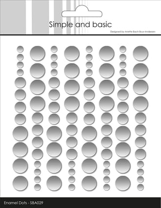 Simple and Basic Metallic Silver Matte Adhesive Enamel Dots