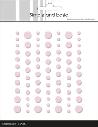 Simple and Basic - Light Pink Matte Enamel Dots