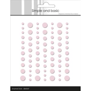 Simple and Basic - Light Pink Matte Enamel Dots