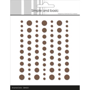 Simple and Basic - Matte Enamel Dots Coffee