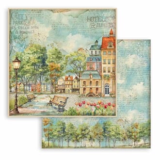 Stamperia: Bench - Art of Travelling