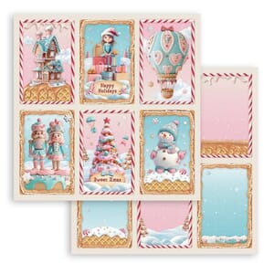 Stamperia: 6 Cards - Candy Christmas