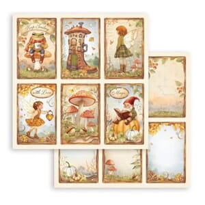 Stamperia: 6 cards - Whispering Woods