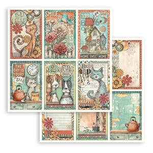 Stamperia: 6 Cards - Furry friends